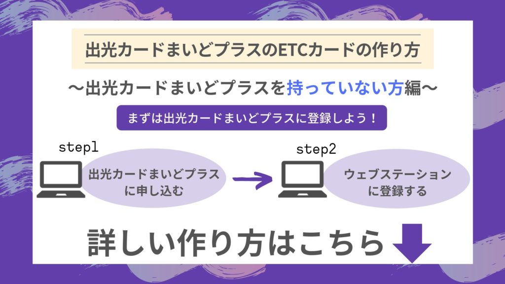 出光カードまいどプラスのETCカードを作る方法｜出光カードまいどプラスを持っていない方